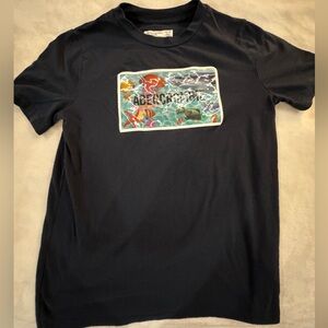 Abercrombie kids holographic design T-shirt size 13/14